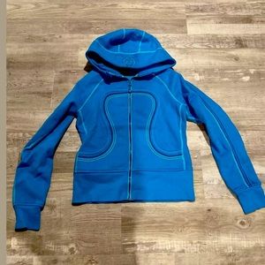 Lululemon Scuba Hoodie Turquoise Blue